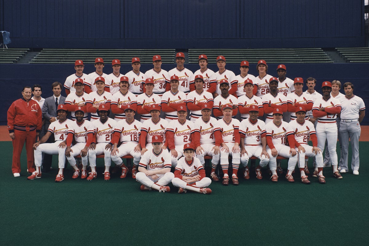 1985 St. Louis Cardinals team portrait